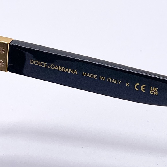 NEW DG6165 501/87 WOMEN’S SUNGLASSES DOLCE&GABBANA DG 6165 BLACK - Picture 9 of 11